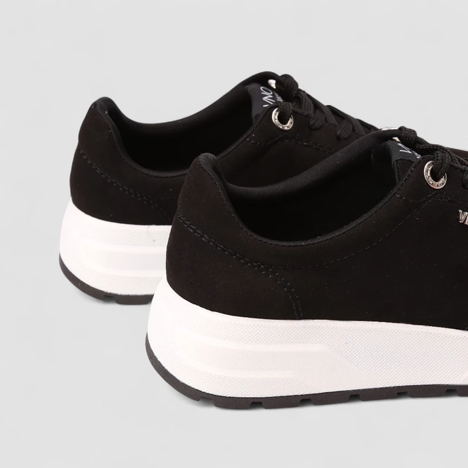 Tênis Feminino Via Uno Camurça Nobuck Preto