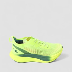 Tênis Esportivo Masculino Torx Knit Verde Neon com Placa de Carbono