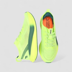 Tênis Esportivo Masculino Torx Knit Verde Neon com Placa de Carbono