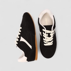 Tênis Casual Feminino Gabriela Nobuck Preto