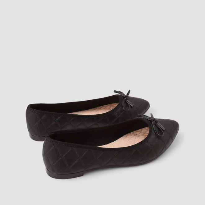 Sapatilha Feminina Moleca Laço Preto