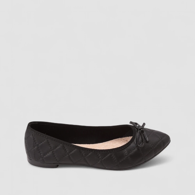 Sapatilha Feminina Moleca Laço Preto