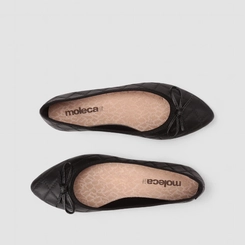 Sapatilha Feminina Moleca Laço Preto