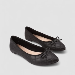 Sapatilha Feminina Moleca Laço Preto