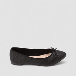 Sapatilha Feminina Moleca Laço Preto