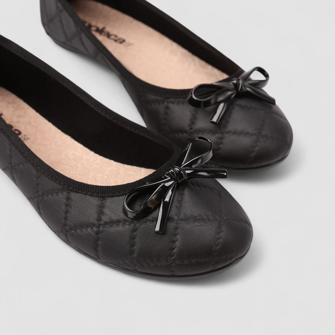 Sapatilha Feminina Moleca Laço Preto