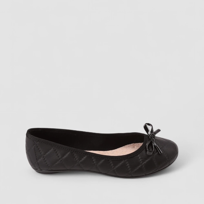 Sapatilha Feminina Moleca Laço Preto