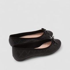 Sapatilha Feminina Moleca Laço Preto