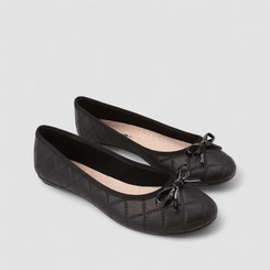 Sapatilha Feminina Moleca Laço Preto