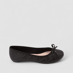 Sapatilha Feminina Moleca Laço Preto