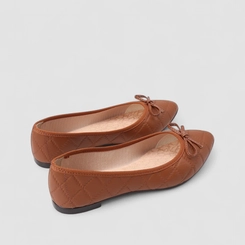 Sapatilha Feminina Moleca Laço Marrom