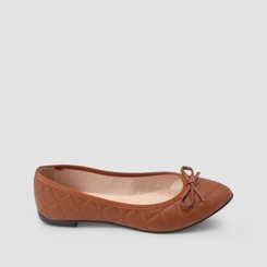 Sapatilha Feminina Moleca Laço Marrom