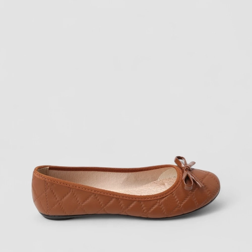 Sapatilha Feminina Moleca Laço Marrom