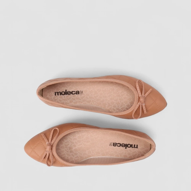 Sapatilha Feminina Moleca Nude