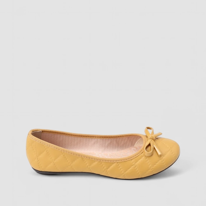 Sapatilha Feminina Moleca Laço Amarela