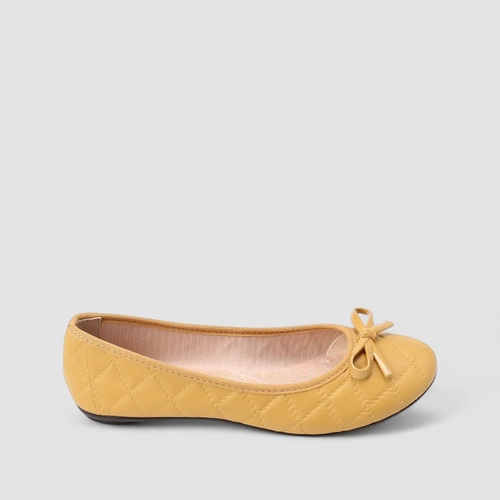 Sapatilha Feminina Moleca Laço Amarela