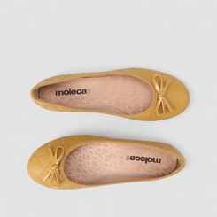 Sapatilha Feminina Moleca Laço Amarela