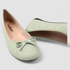 Sapatilha Feminina Moleca Laço Verde