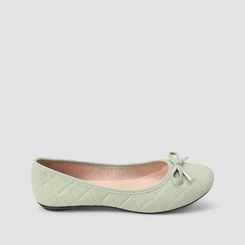Sapatilha Feminina Moleca Laço Verde