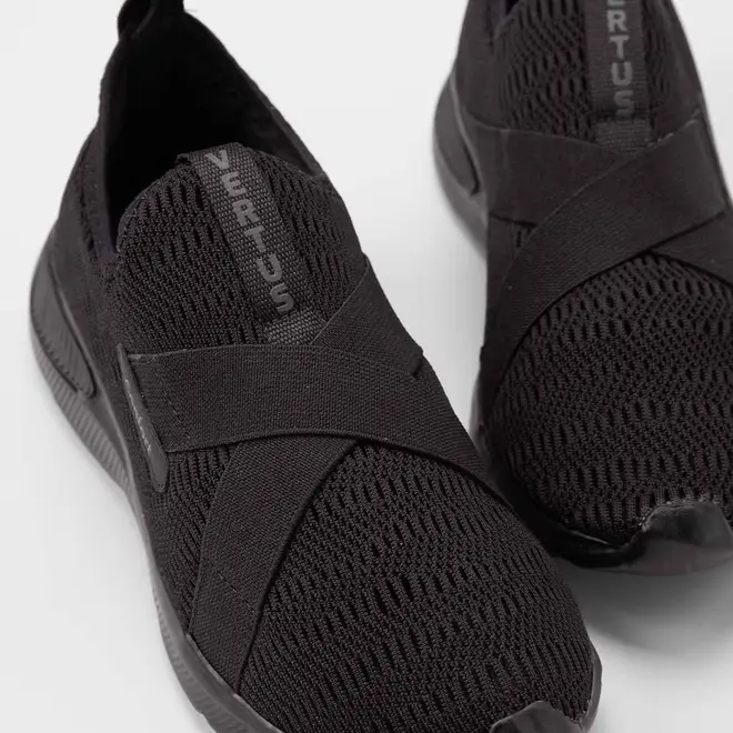 Slip On Feminino Vertus Confort Calce Fácil Preto