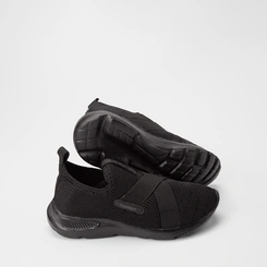 Slip On Feminino Vertus Confort Calce Fácil Preto