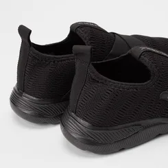 Slip On Feminino Vertus Confort Calce Fácil Preto