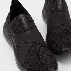 Slip On Feminino Vertus Confort Calce Fácil Preto