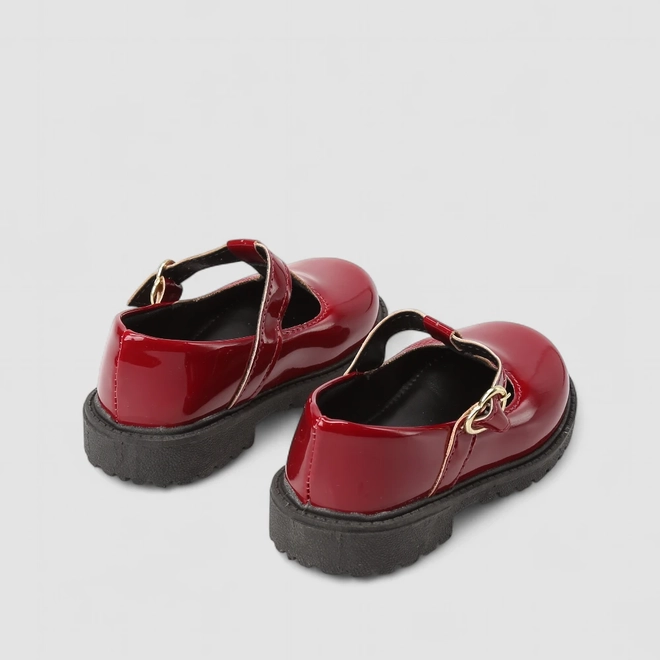 Mocassim Menina Gabrielinha Detalhe Coração Vermelho