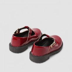 Mocassim Menina Gabrielinha Detalhe Coração Vermelho