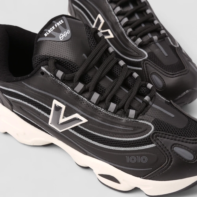 Tênis Esportivo Masculino Black Free Mesh Preto