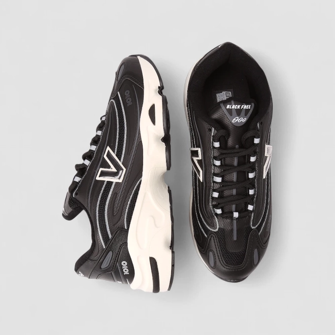 Tênis Esportivo Masculino Black Free Mesh Preto