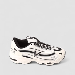 Tênis Esportivo Masculino Black Free Mesh Off White & Preto