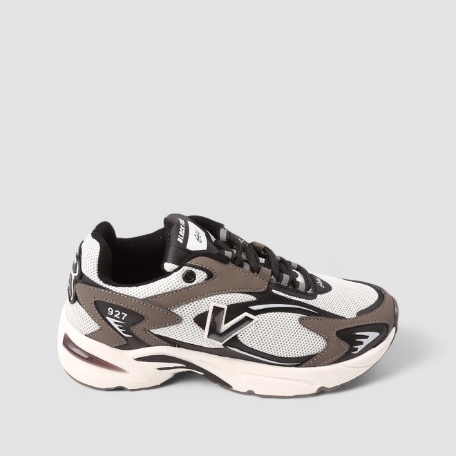 Tênis Esportivo Masculino Black Free Mesh Grafite & Off White