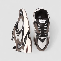 Tênis Esportivo Masculino Black Free Mesh Grafite & Off White