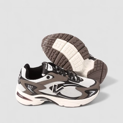 Tênis Esportivo Masculino Black Free Mesh Grafite & Off White