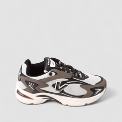 Tênis Esportivo Masculino Black Free Mesh Grafite & Off White