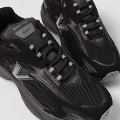 Tênis Esportivo Masculino Black Free Mesh Preto