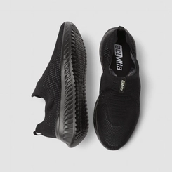 Slip On Esportivo Masculino Actvitta Calce Fácil Knit Preto