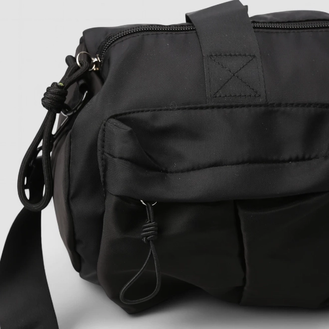 Bolsa Esportiva Vertus Grande Gym Bag Bolsos Frontais Preto