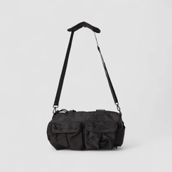 Bolsa Esportiva Vertus Grande Gym Bag Bolsos Frontais Preto