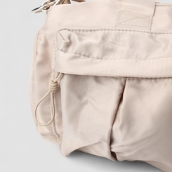 Bolsa Esportiva Vertus Grande Gym Bag Bolsos Frontais Bege