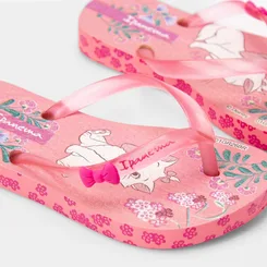 Chinelo Bebê Ipanema Disney Joy Gatinha Marie Rosa