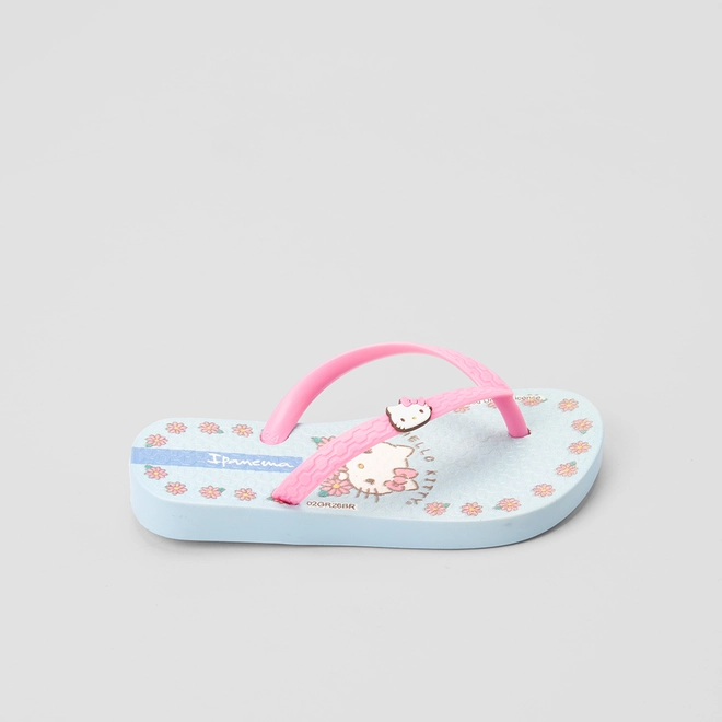 Chinelo Infantil Ipanema Hello Kitty Azul