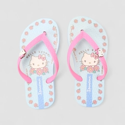 Chinelo Infantil Ipanema Hello Kitty Azul