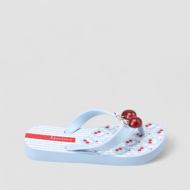 Chinelo Infantil Ipanema Cereja Glitter Azul
