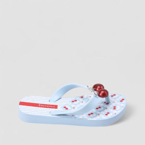Chinelo Infantil Ipanema Cereja Glitter Azul