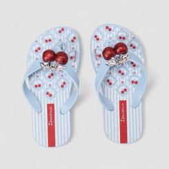 Chinelo Infantil Ipanema Cereja Glitter Azul