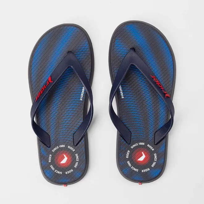 Chinelo Infantil Rider R1 Style Azul & Preto