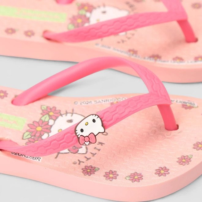 Chinelo Infantil Ipanema Hello Kitty Rosa