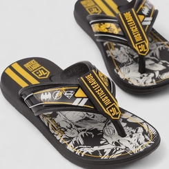 Chinelo Infantil Grendene Kids Justice League Preto